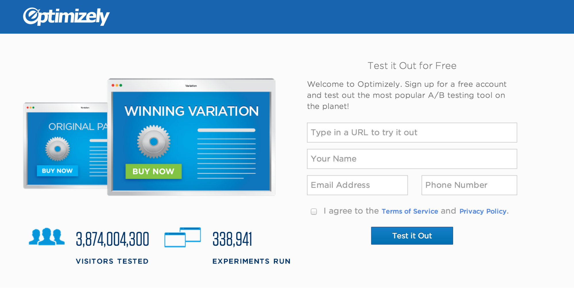 Variation with social proof