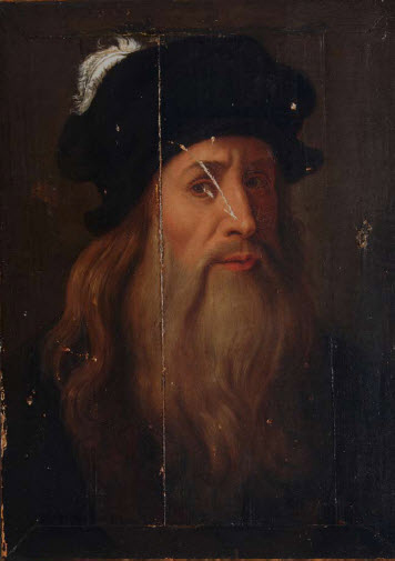 Self-portrait of Leonardo da Vinci