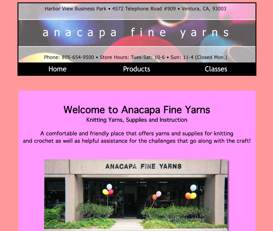 Anacapa Fine Yarns homepage