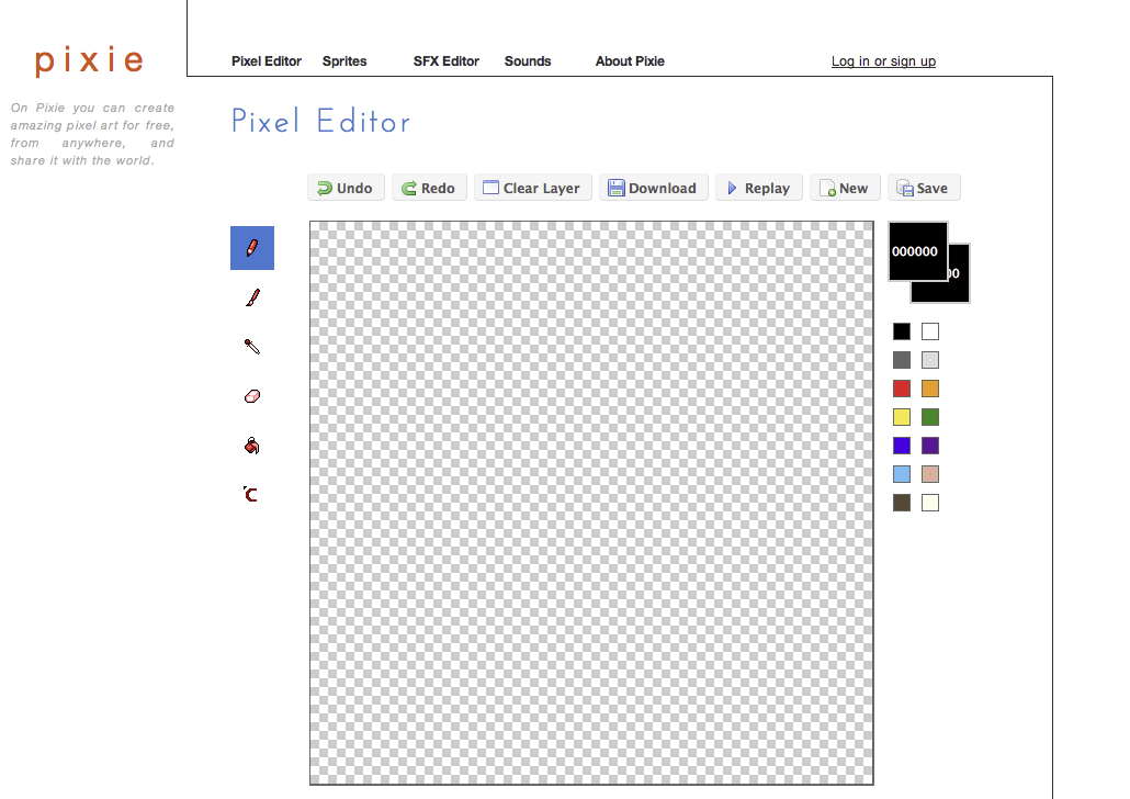 Pixie pixel editor